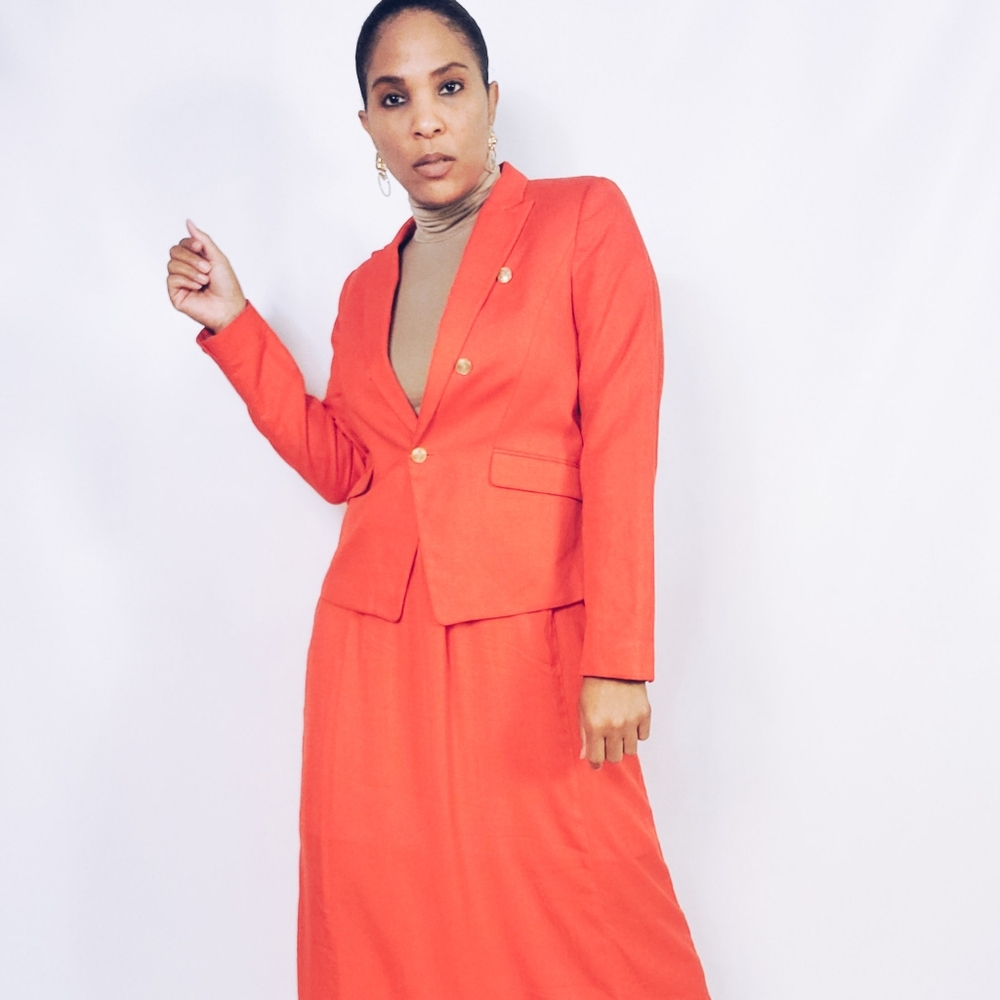 Orange Blazer